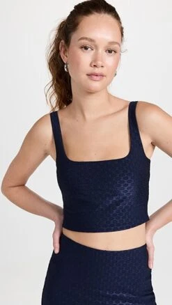 All Access Jacquard Tempo Crop Top