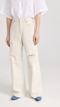 Acne Studios 2022 Split White Jeans