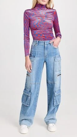 Alice + Olivia Cay Baggy Denim Cargo Jeans -Shop Bop alice465771ef9a 1670351437865 2 0. UX357 QL90