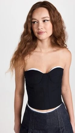 ROKH Double Padded Detailed Corset