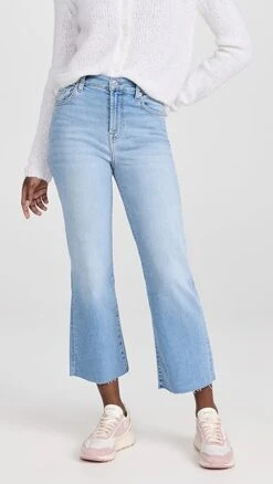 7 For All Mankind Cropped Alexa Jeans